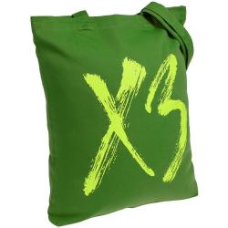 Холщовая сумка ХЗ, ярко-зеленая