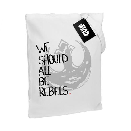 Изображение Холщовая сумка Rebels, белая