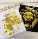 Изображение Парные футболки Лев и львица, глянцевое золото