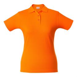 Рубашка поло женская Surf Lady, оранжевая, размер XS