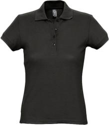 Рубашка поло женская Passion 170, черная, размер S