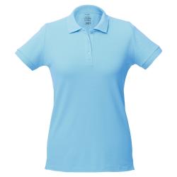 Рубашка поло женская Virma Lady, голубая. размер М