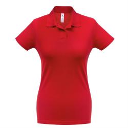 Рубашка поло женская, красная, размер XL