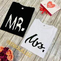 Парные футболки Mr Mrs