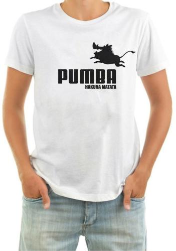 Изображение Футболка мужская Pumba, белая 4XL