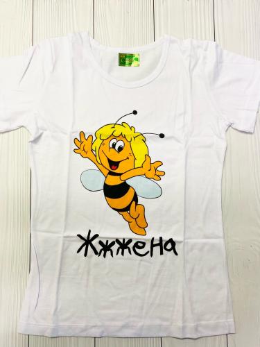 Изображение Футболка женская Пчелка жжжена, размер S