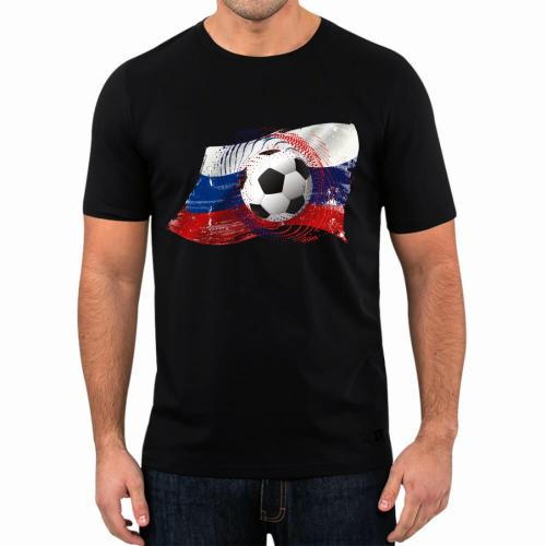 Изображение Футболка мужская Мяч на флаге