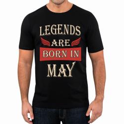 Футболка мужская Legends are born in May