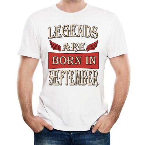 Изображение Футболка мужская Legends are born in September
