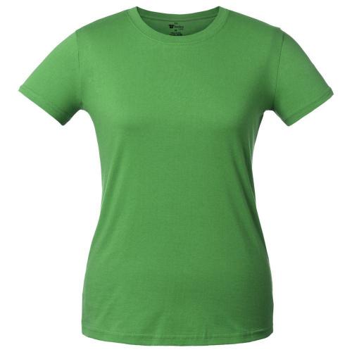 Изображение Футболка женская T-bolka Lady, ярко-зеленая, размер S