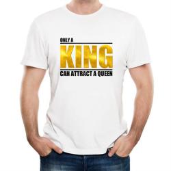Футболка мужская Only a king, размер 3XL