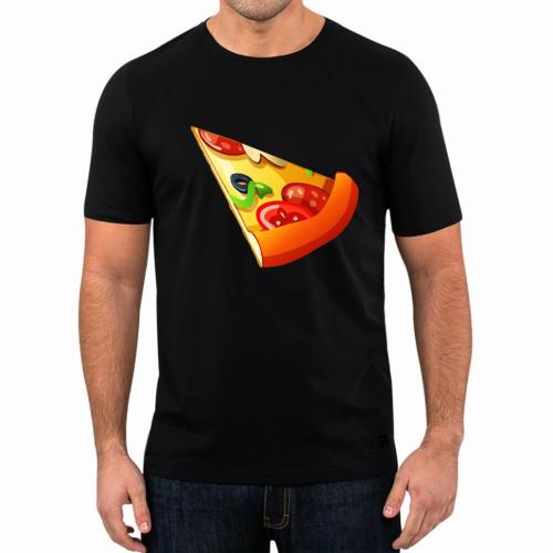 Изображение Футболка мужская Кусок пиццы, размер 2XL