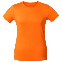 Футболка женская T-bolka Lady, оранжевая, размер XL