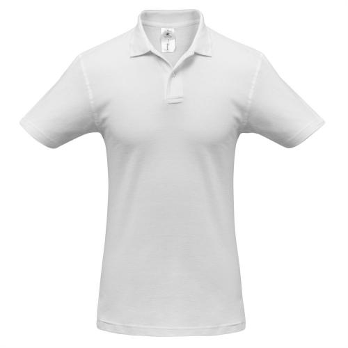 Изображение Рубашка поло мужская, белая, размер 2XL
