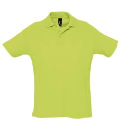 Рубашка поло мужская Summer 170, зеленое яблоко, размер M