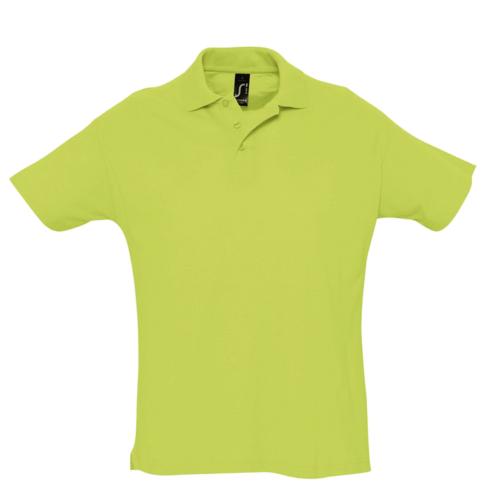 Изображение Рубашка поло мужская Summer 170, зеленое яблоко, размер M