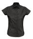 Изображение Рубашка женская с коротким рукавом Excess, черная, размер L