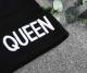 Изображение Черная женская шапка бини Queen