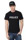 Изображение Комплект мужской футболка и кепка Police (полиция)