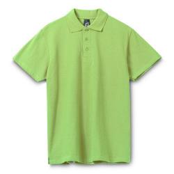 Рубашка поло мужская Spring 210, зеленое яблоко, размер L