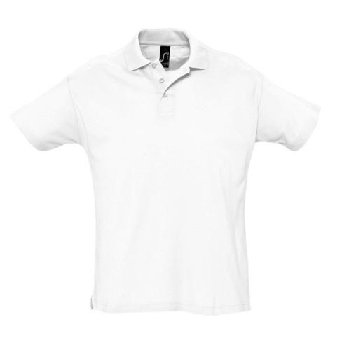 Изображение Рубашка поло мужская Summer 170, белая, размер L